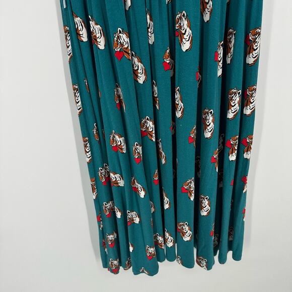 Bundle Posh Peanut Rosie Riveter Tiger Heart Cap Sleeve Ruffled Twirl Dress 10 - Picture 12 of 16